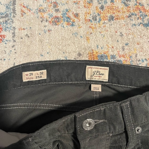 Jcrew 250 grey corduroy pants - Picture 2 of 4